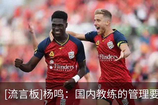 [流言板]杨鸣：国内教练的管理要兼顾领导层，但是外教就是绝对放开